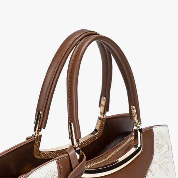 Bolsa Floral Retrô em Couro Vegano imagem 13