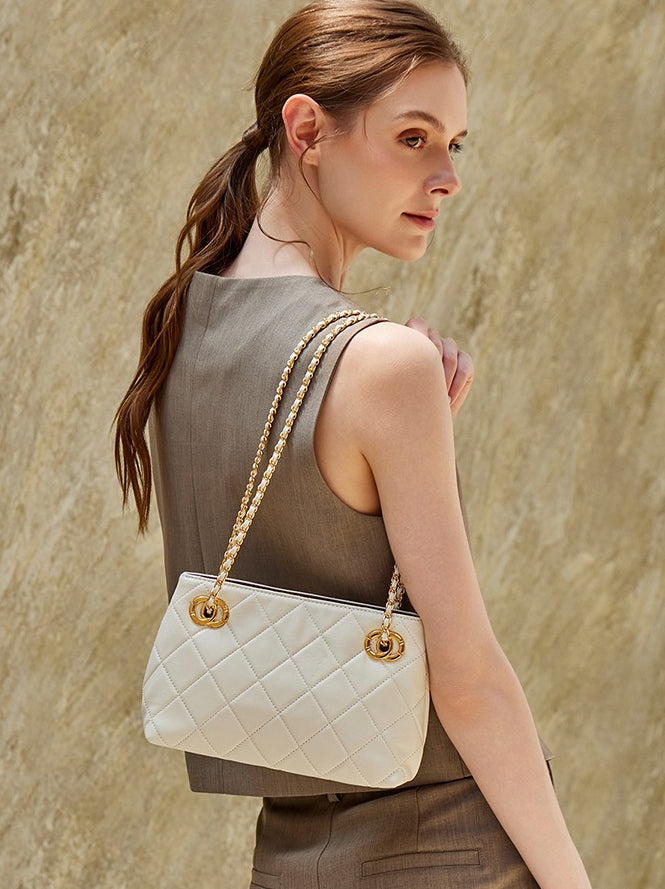 Bolsa Mini Tote Matelassê em Couro - imagem 23