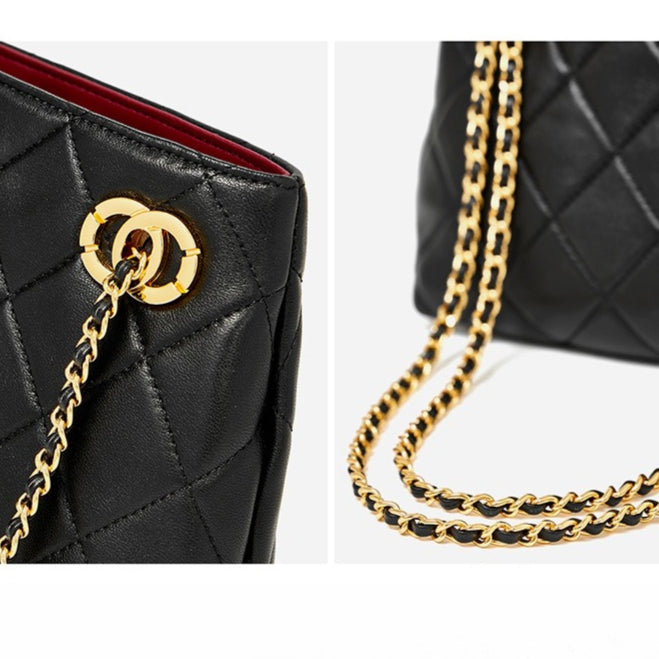 Bolsa Mini Tote Matelassê em Couro - imagem 31