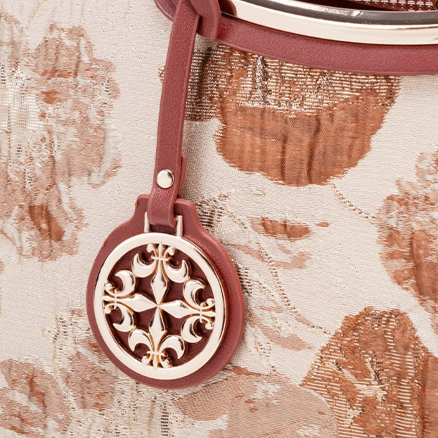 Bolsa Tote Floral Romance com Charm - imagem 12