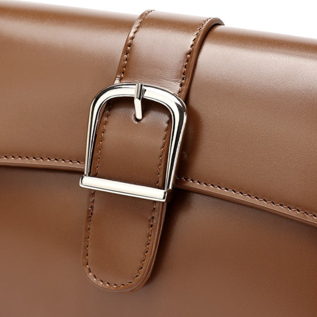 Bolsa Baguette Retrô em Couro - imagem 61
