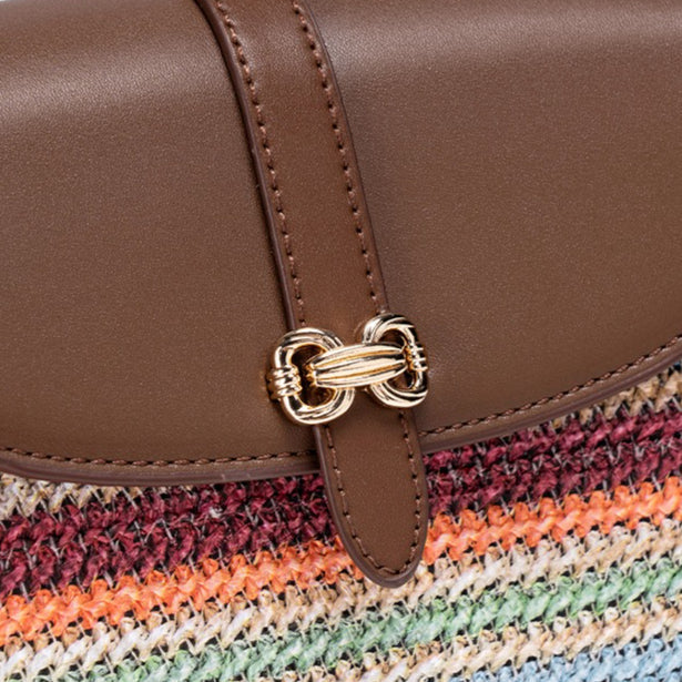 Bolsa Rainbow Trançada com Charme - imagem 13
