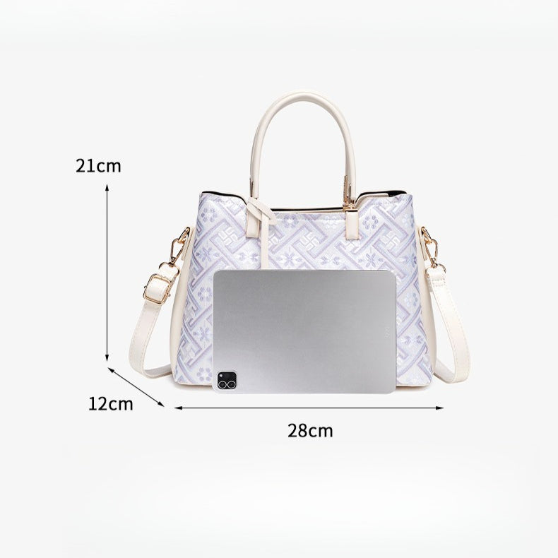Bolsa Mini Tote Brocado Clássica - imagem 16