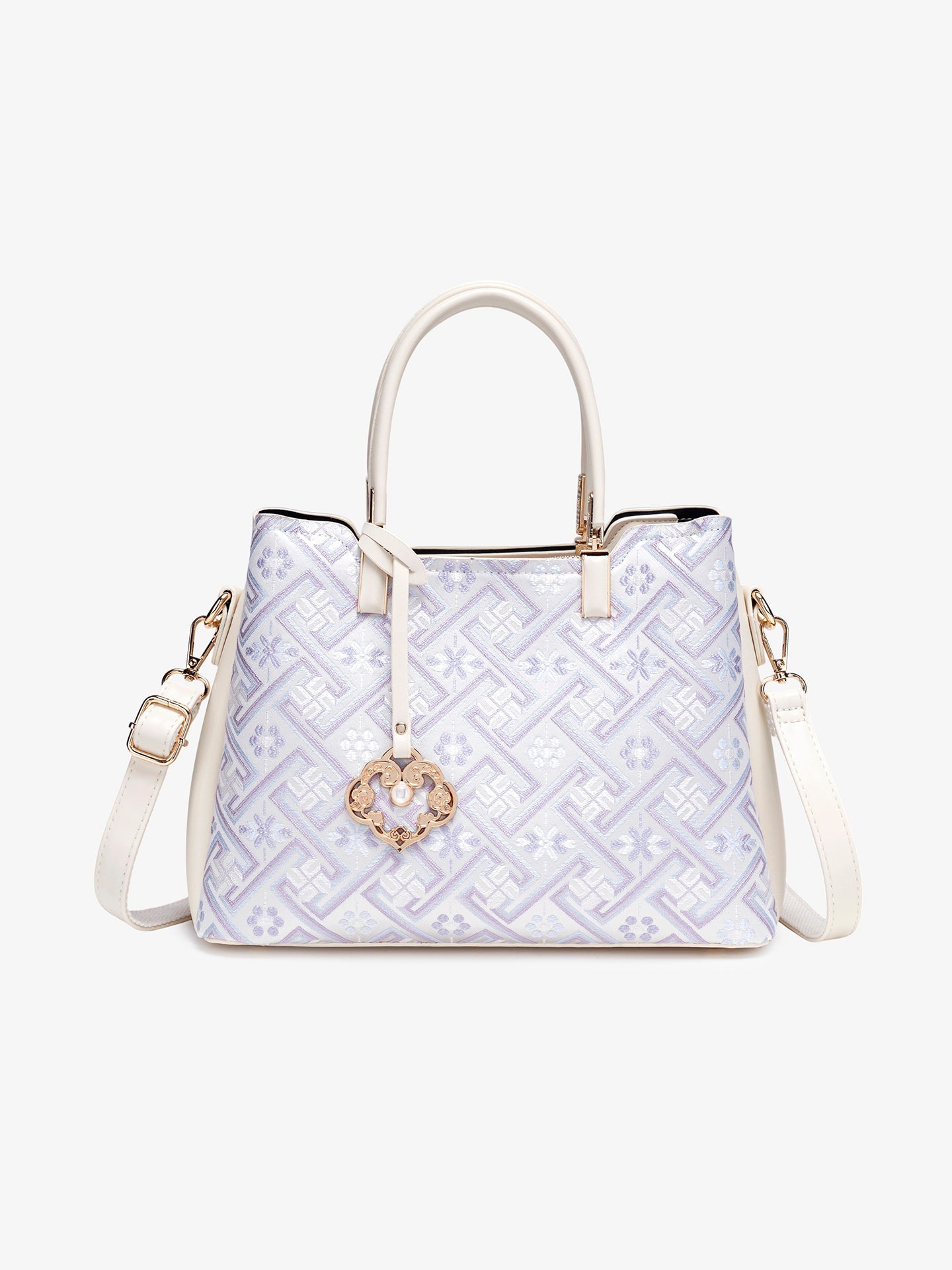 Bolsa Mini Tote Brocado Clássica - vista principal