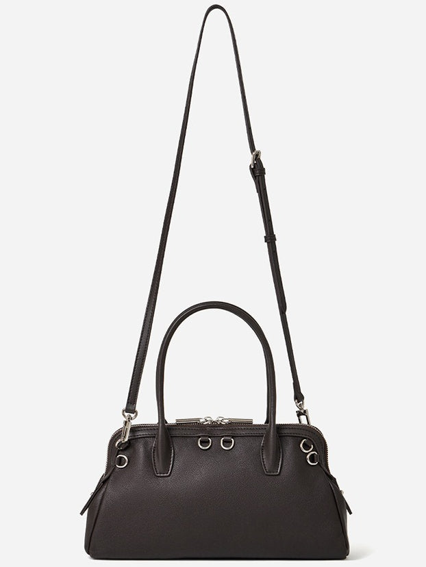 Bolsa Boston Definida em Couro - imagem 23
