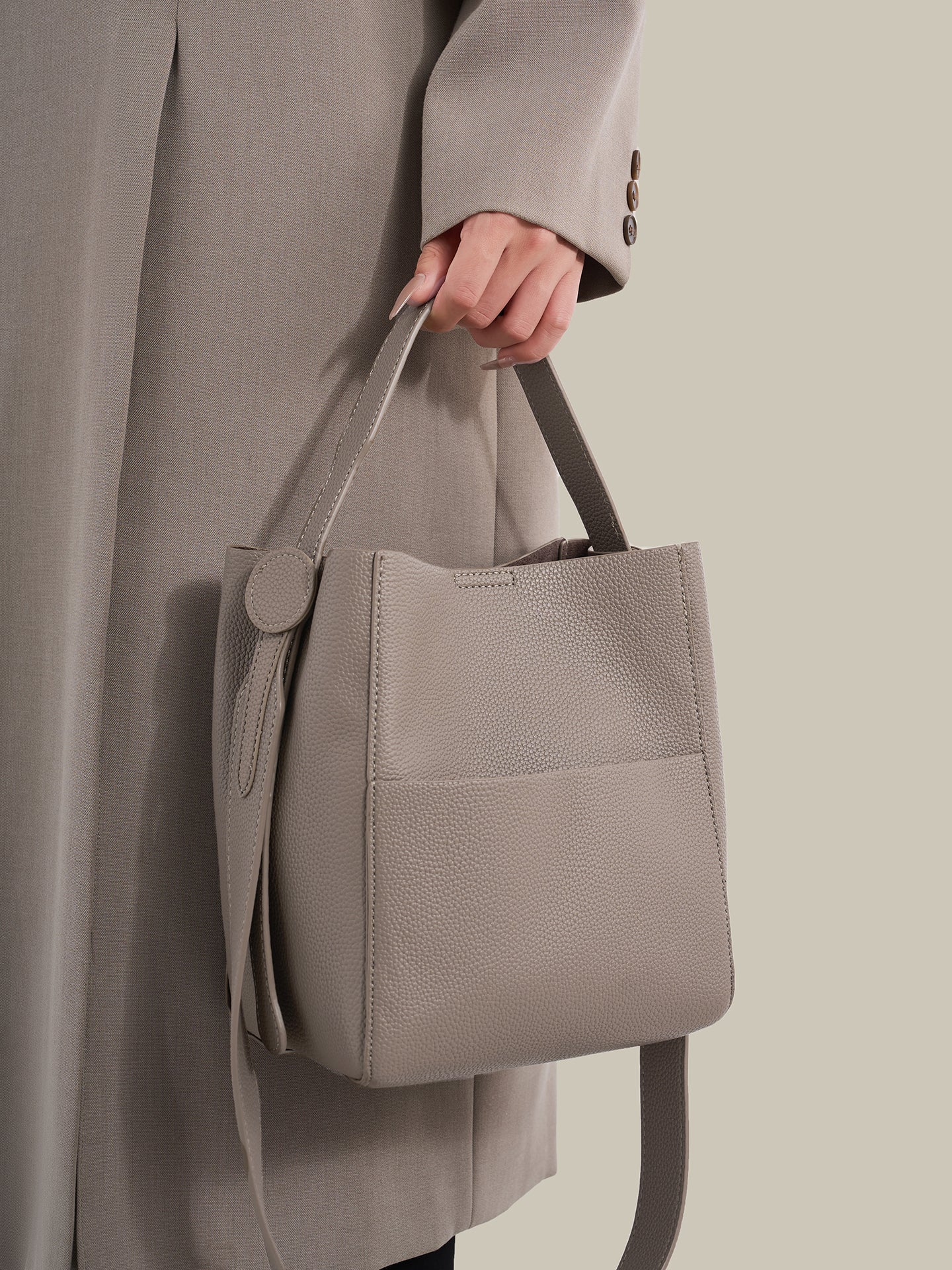 Bolsa Bucket Texturizada Macia - imagem 7