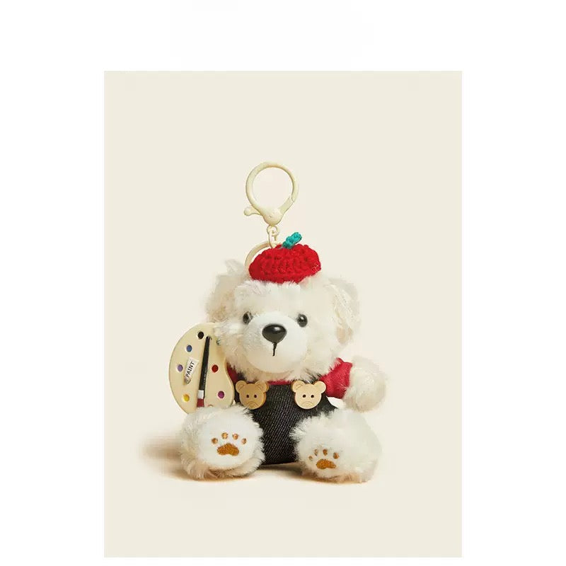 Chaveiro Ursinho Atelier decorativo para bolsa imagem 3