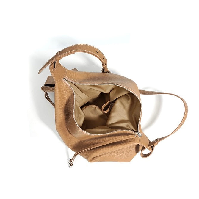 Bolsa Amora Tote em couro minimalista feminina imagem 17