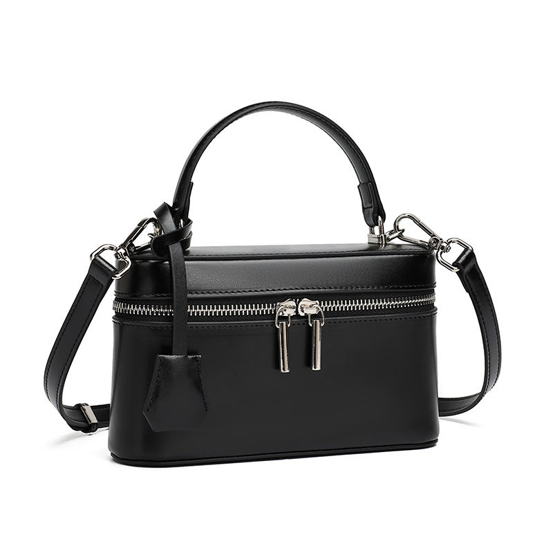 Bolsa Clutch Milano em Couro - vista lateral