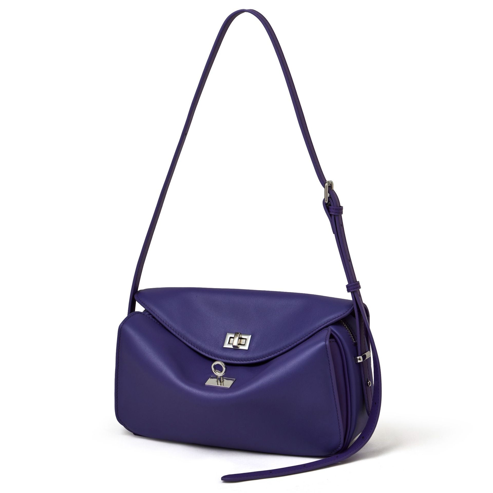 Bolsa Envelope Amélie em Couro - vista lateral