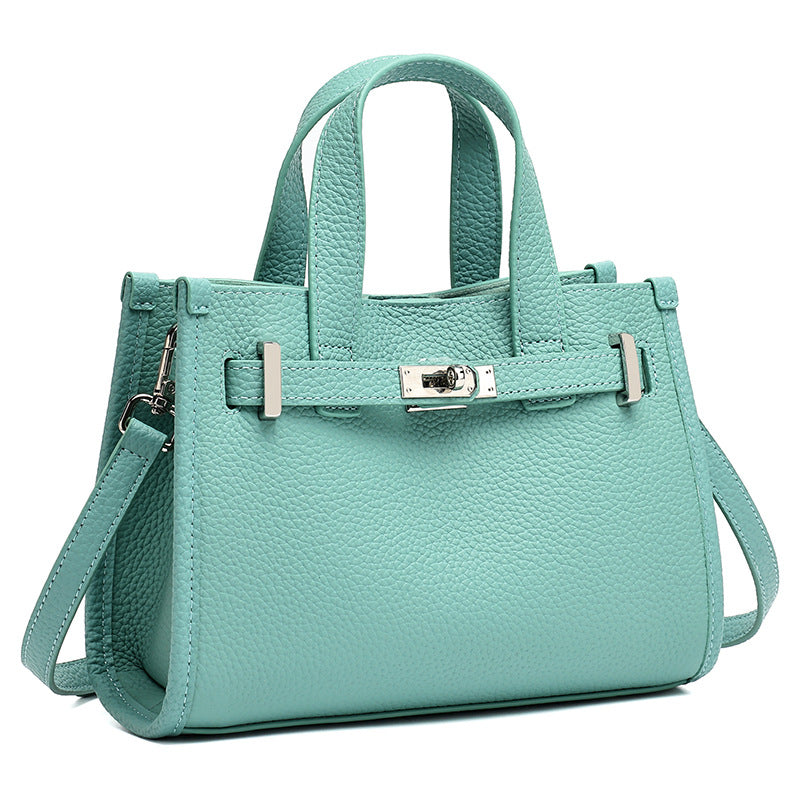 Bolsa Kelly Minimalista em Couro Texturizado - imagem 8
