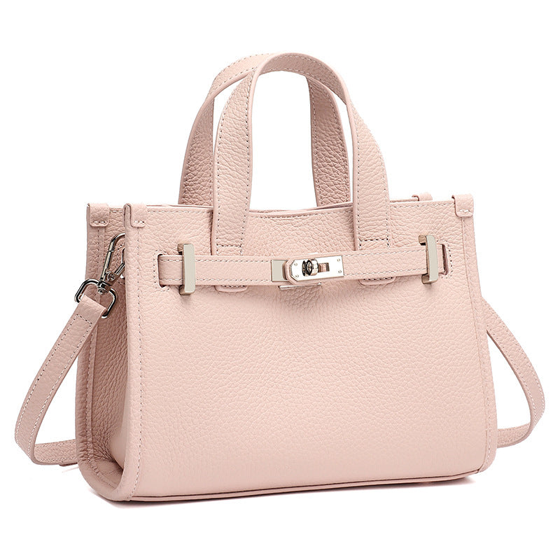 Bolsa Kelly Minimalista em Couro Texturizado - imagem 6