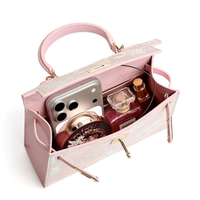 Bolsa Kelly Oriental em Couro com Charm - imagem 23