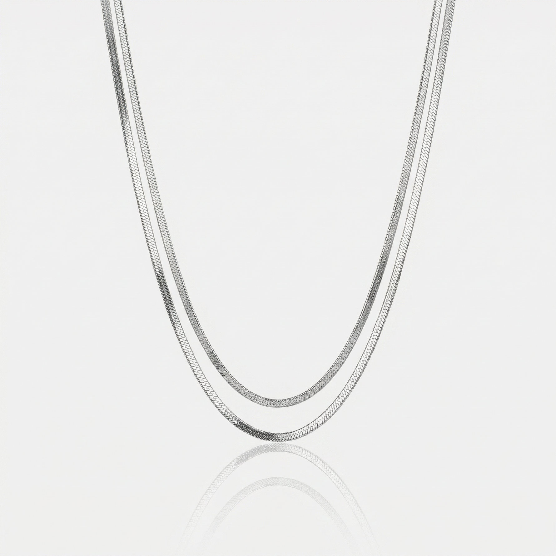 Colar Calyra Duplo Liso - imagem 6