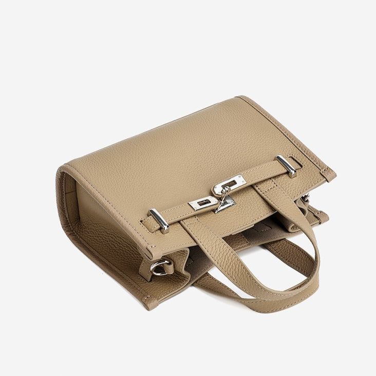 Bolsa Kelly Minimalista em Couro Texturizado - imagem 61