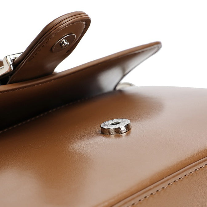 Bolsa Baguette Retrô em Couro - imagem 62