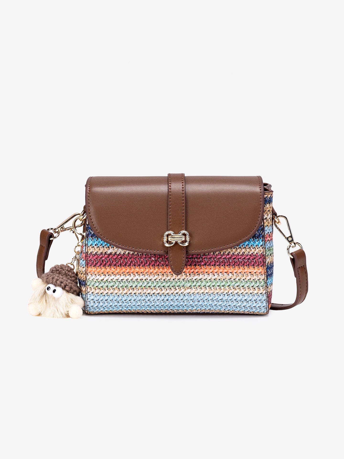 Bolsa Rainbow Trançada com Charme - vista principal