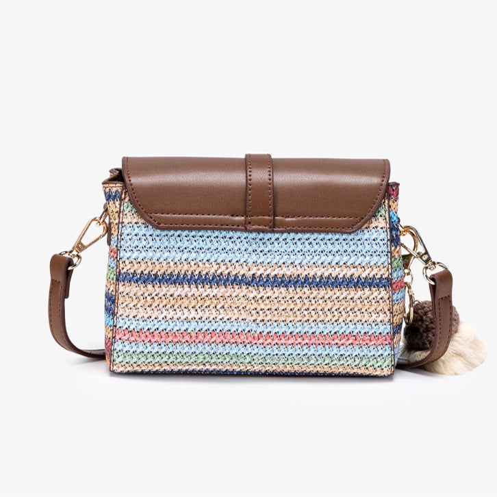 Bolsa Rainbow Trançada com Charme - imagem 11