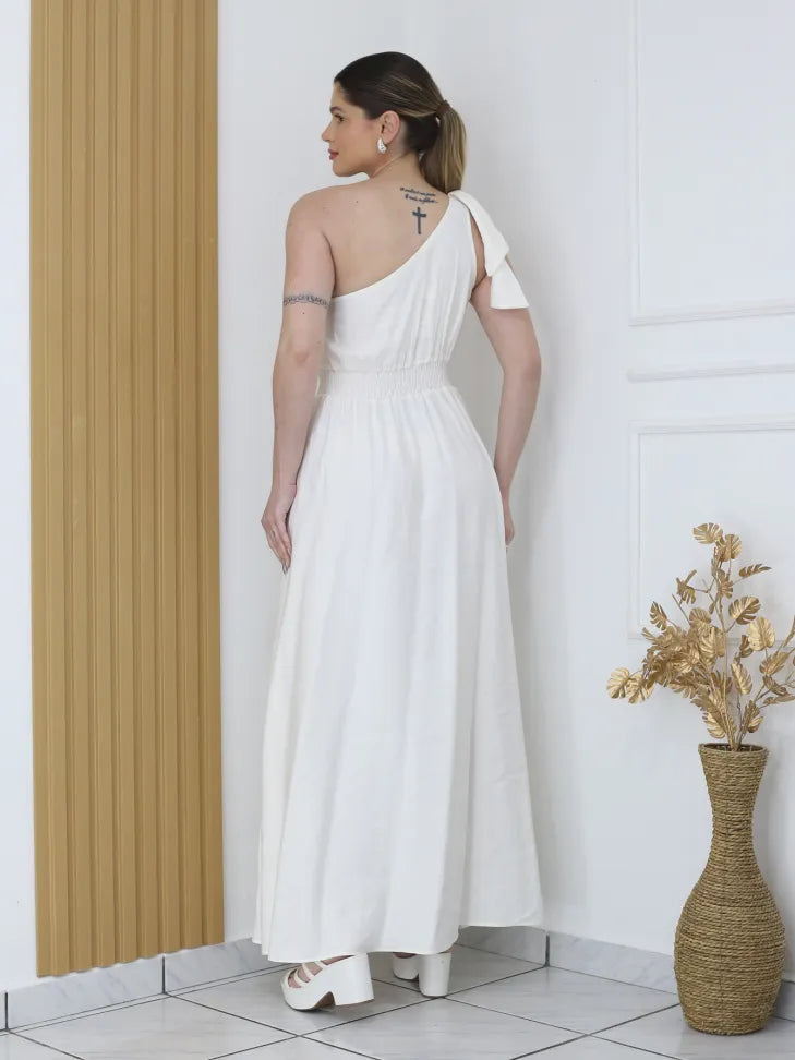 Vestido Milena vista posterior - Vestido Feminino Vevyni