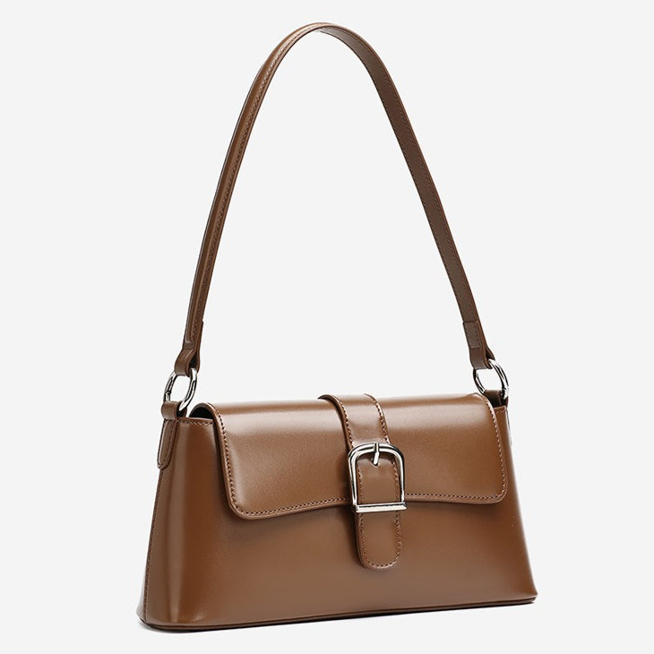 Bolsa Baguette Retrô em Couro - imagem 16