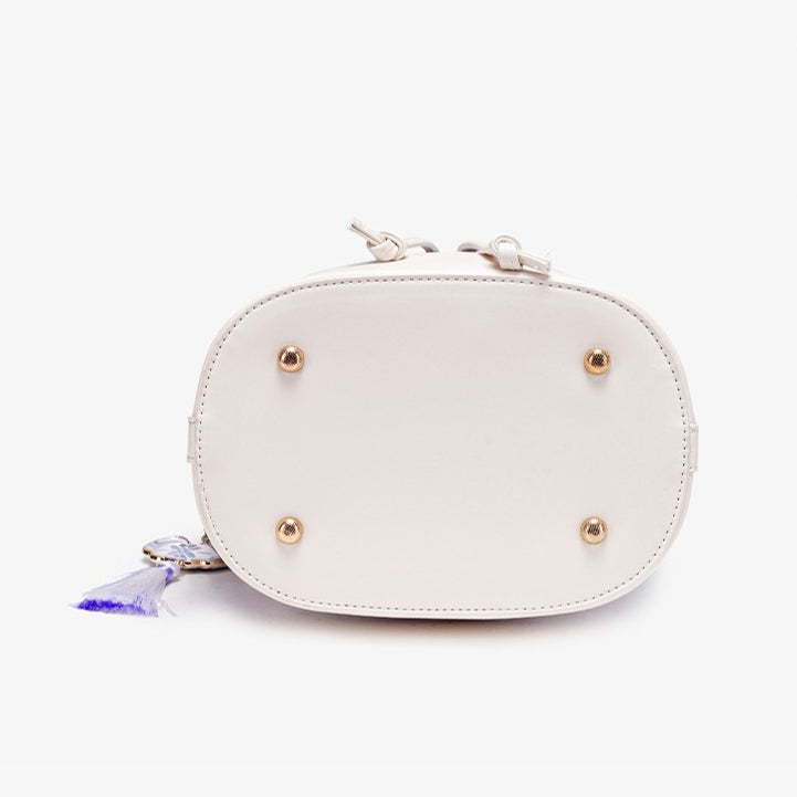 Bolsa Bucket Brocado Oriental com Tassel - imagem 12