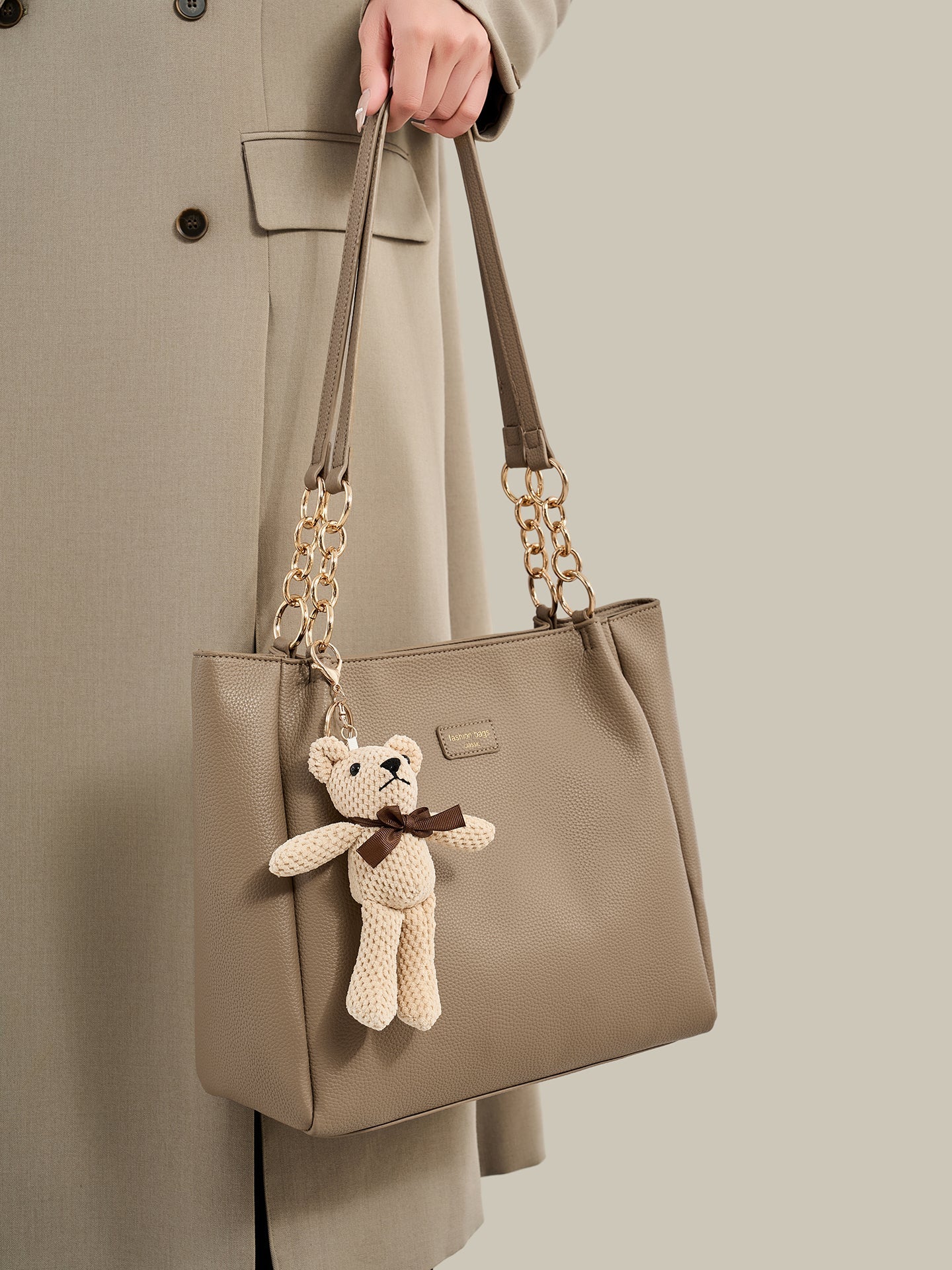 Bolsa Tote Serena Texturizada - detalhe do acabamento