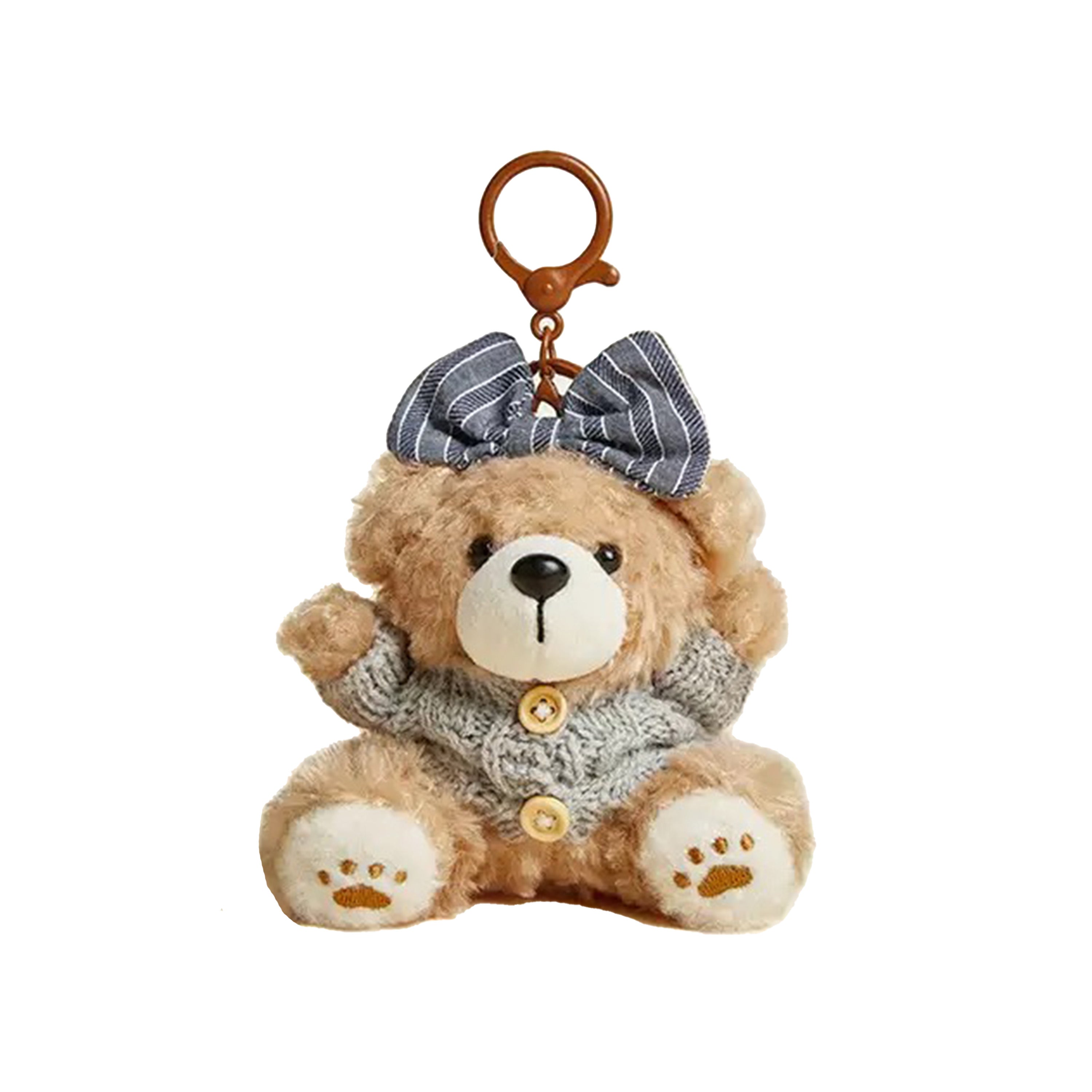 Chaveiro Ursinho Doce decorativo para bolsa imagem 2
