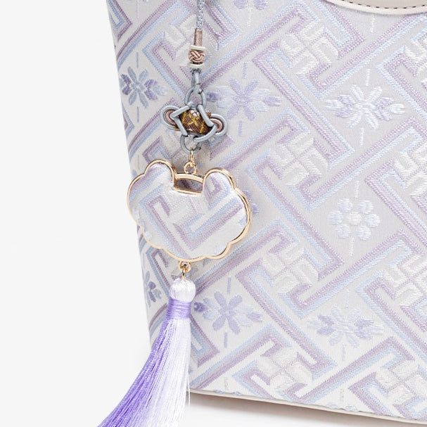 Bolsa Bucket Brocado Opulência - imagem 14