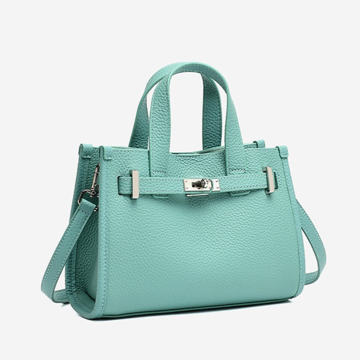 Bolsa Kelly Minimalista em Couro Texturizado - imagem 51