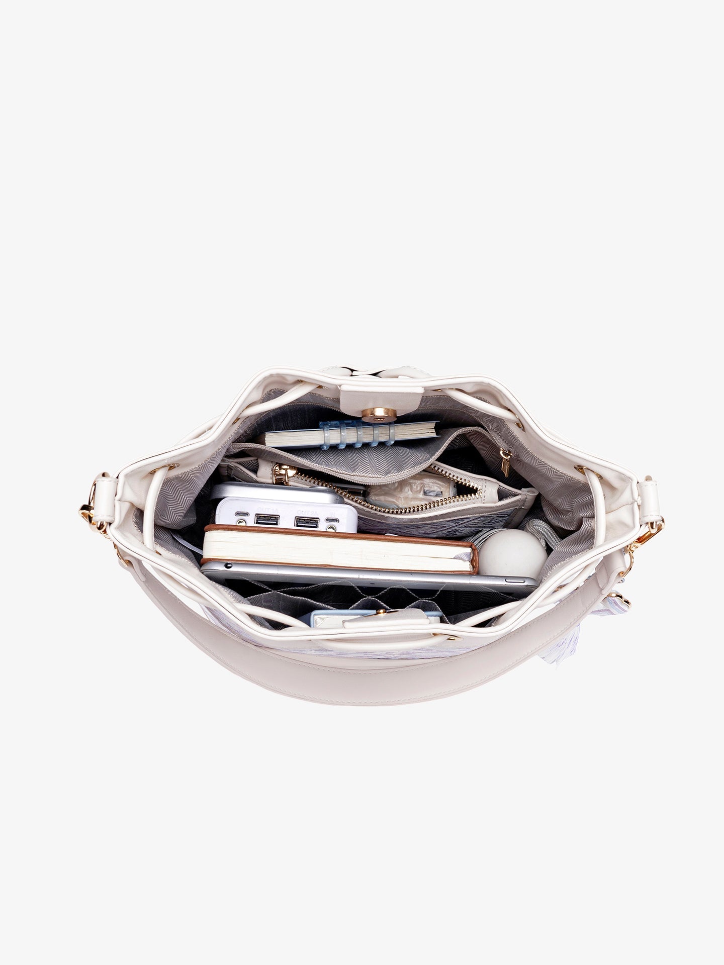 Bolsa Bucket Brocado Oriental com Tassel - imagem 10
