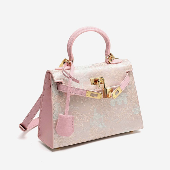 Bolsa Kelly Oriental em Couro com Charm - imagem 30