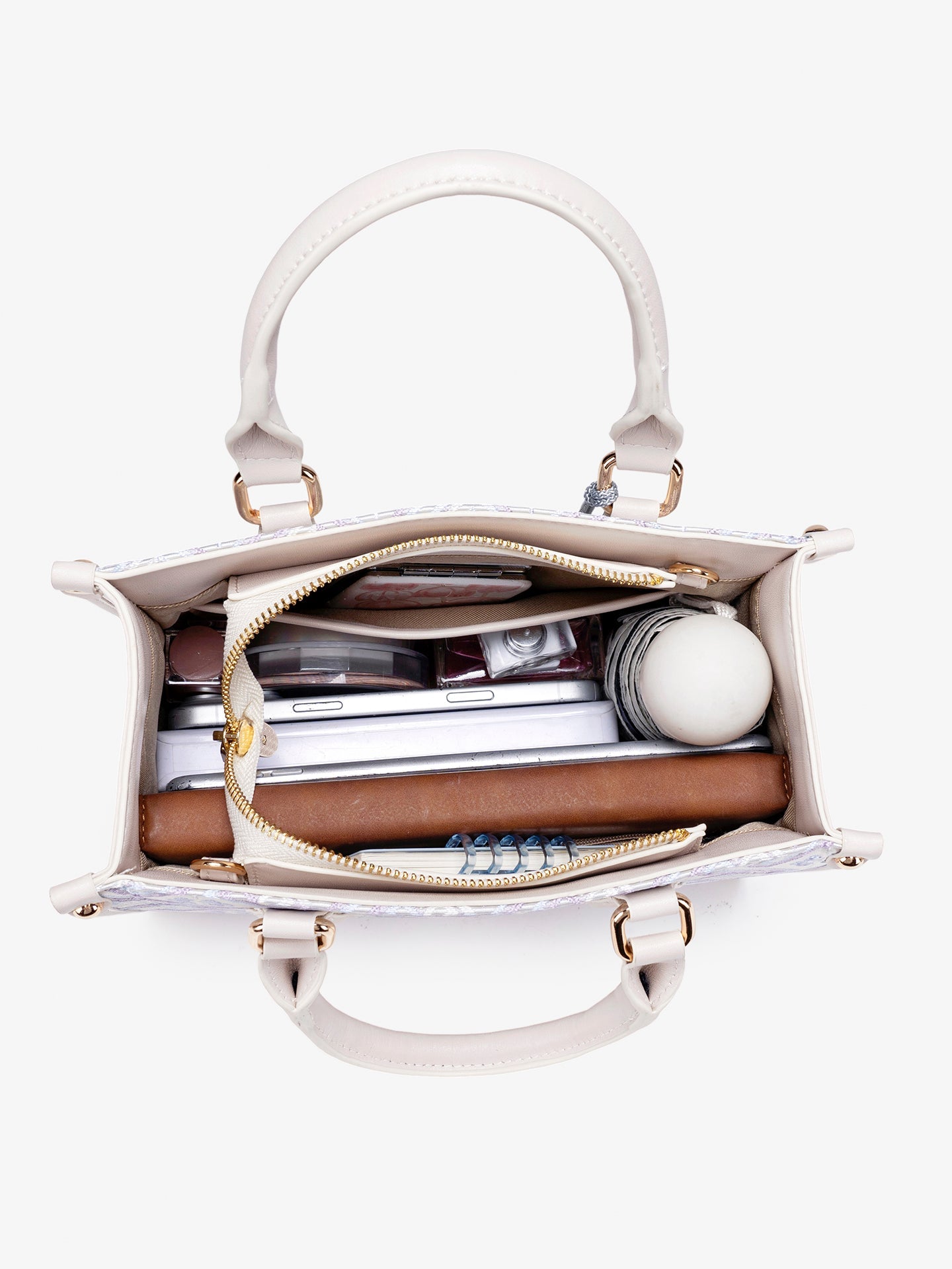 Bolsa Mini Tote Lavanda com Tassel - imagem 10