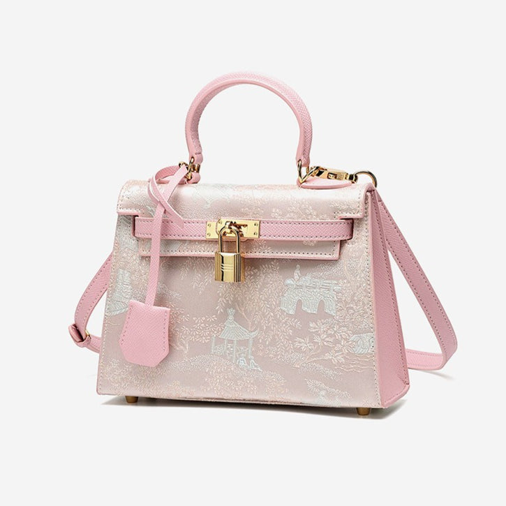 Bolsa Kelly Oriental em Couro com Charm - imagem 31