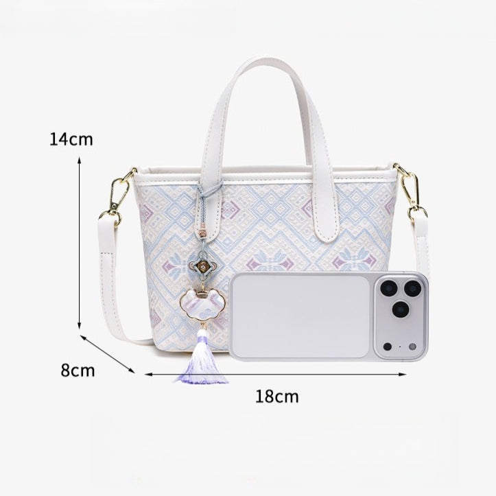 Bolsa Mini Tote Brocado Serena - imagem 17
