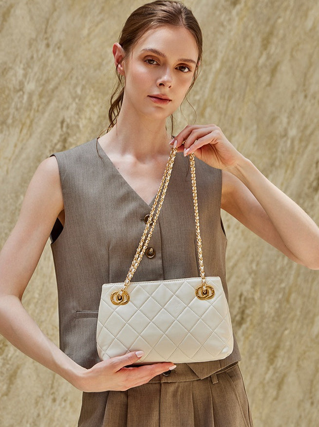 Bolsa Mini Tote Matelassê em Couro - imagem 21