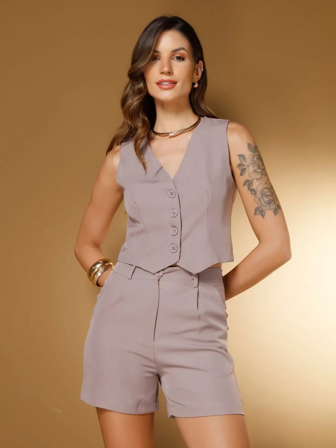 Conjunto Valentina modelagem - Conjunto Feminino Vevyni