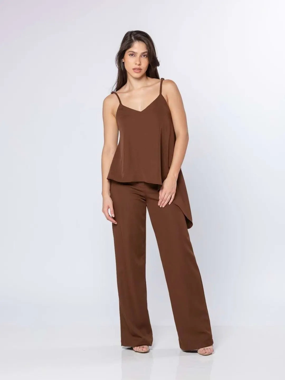 Conjunto Agatha detalhe do caimento - Conjunto Feminino Vevyni