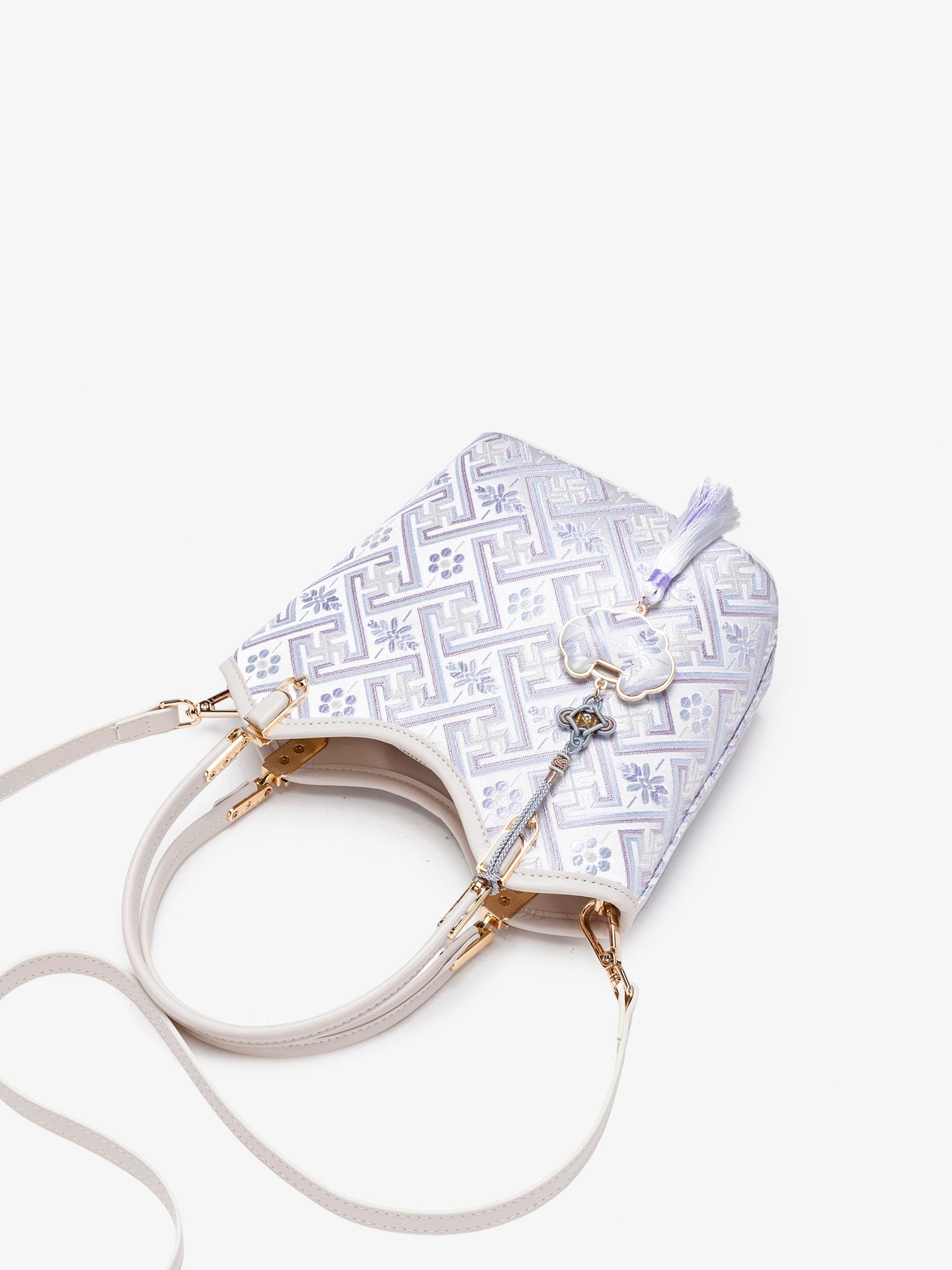 Bolsa Bucket Brocado Opulência - imagem 8
