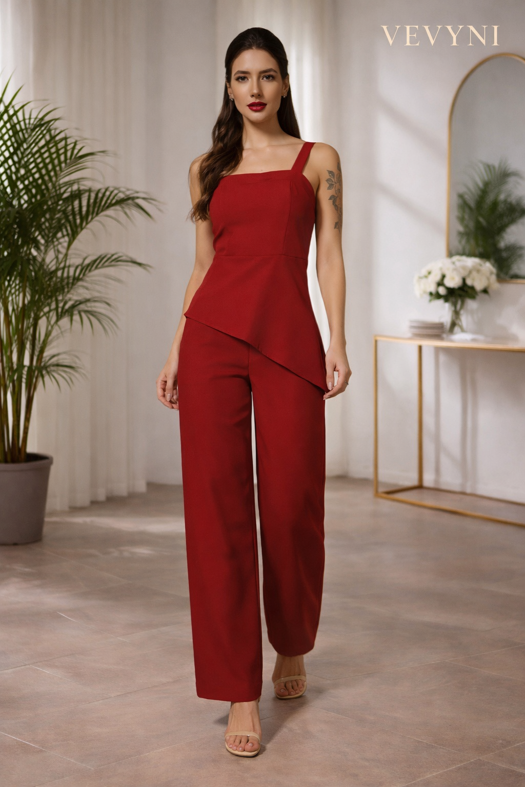 Conjunto Amélia detalhe do tecido - Conjunto Feminino Vevyni