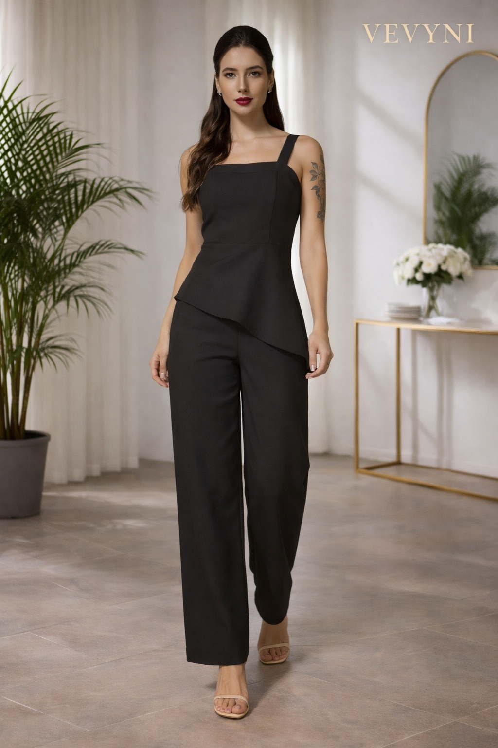 Conjunto Amélia vista lateral - Conjunto Feminino Vevyni