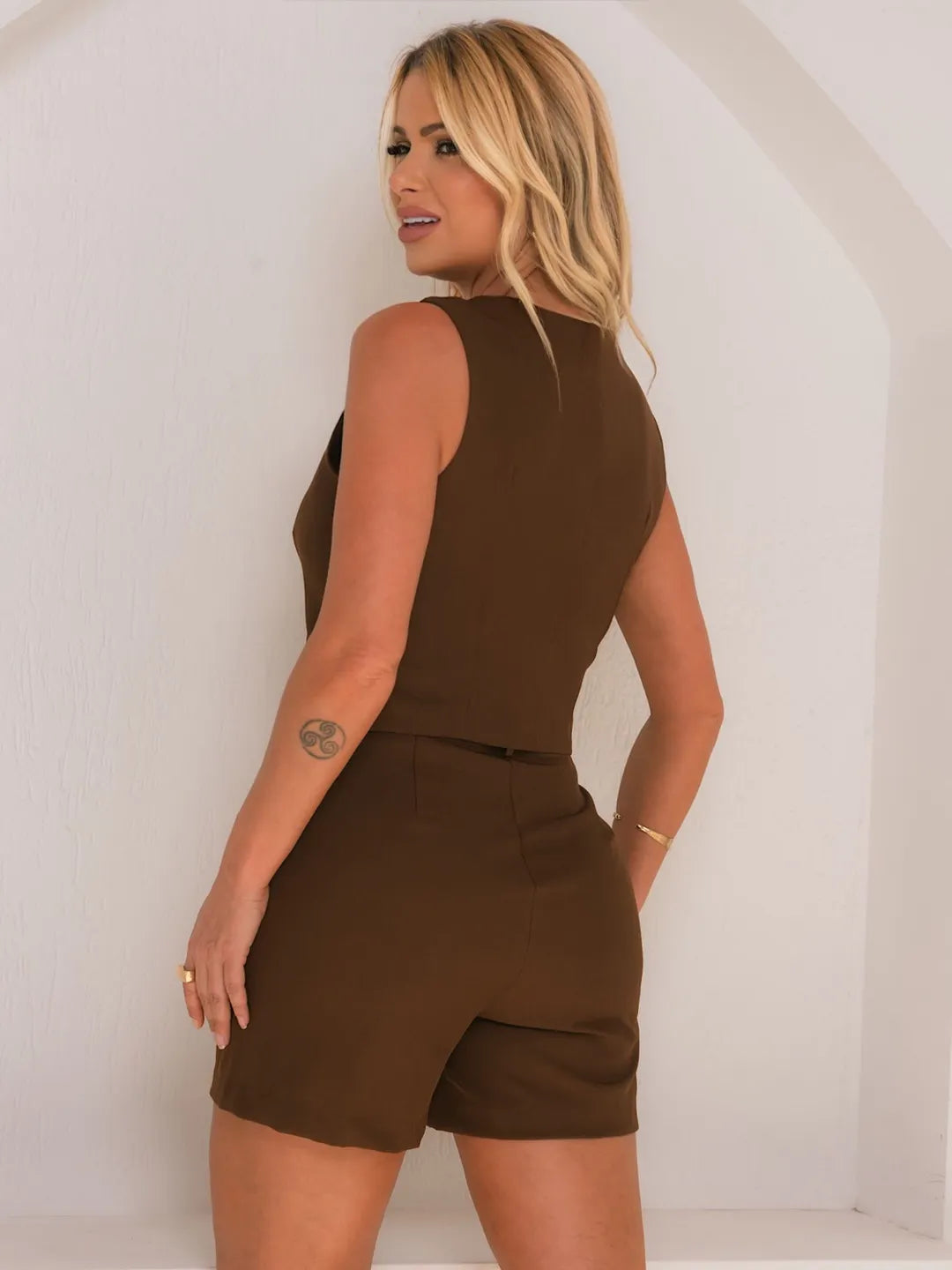 Conjunto Valentina acabamento - Conjunto Feminino Vevyni