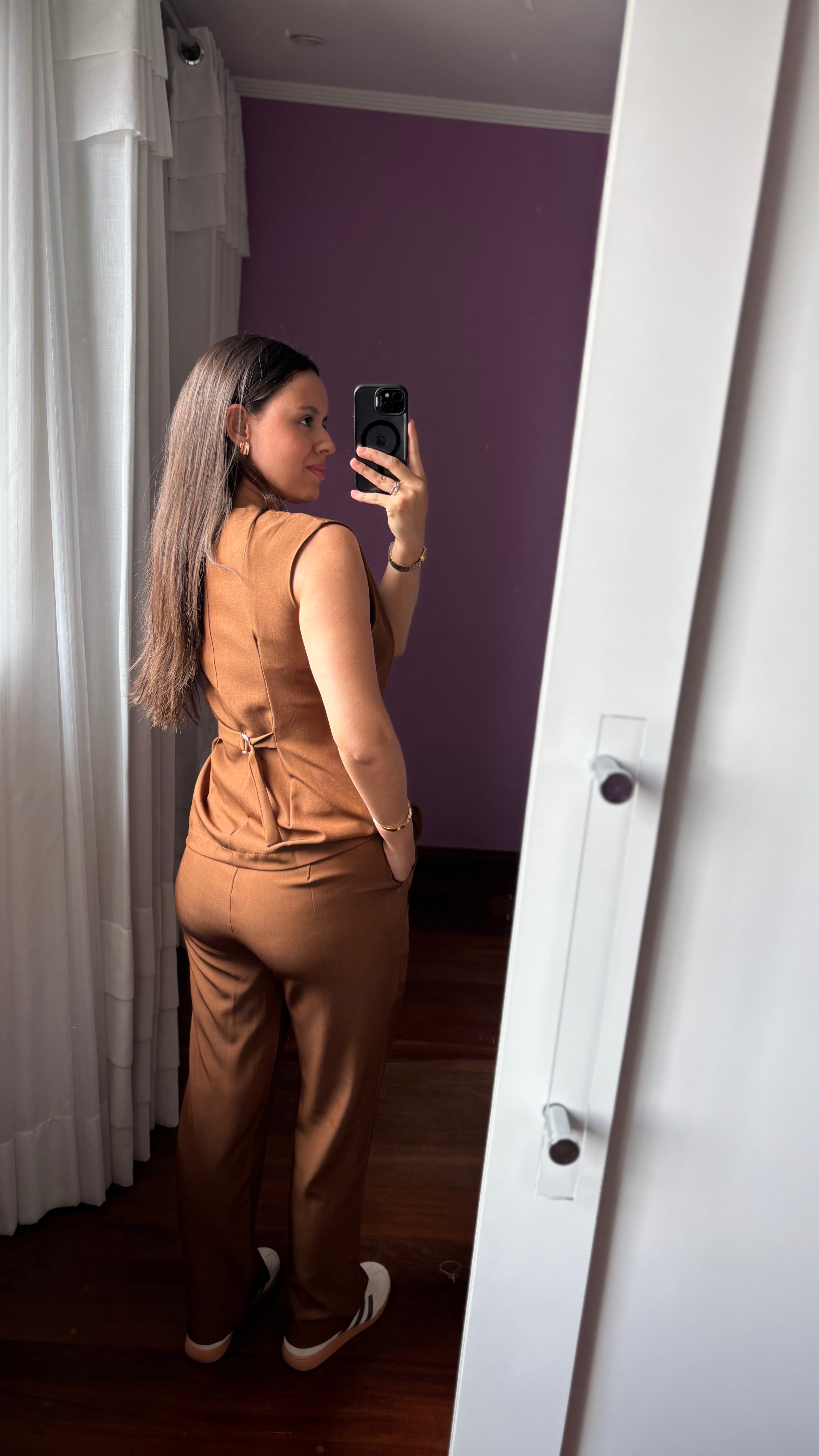 Conjunto Duda detalhe do caimento - Conjunto Feminino Vevyni