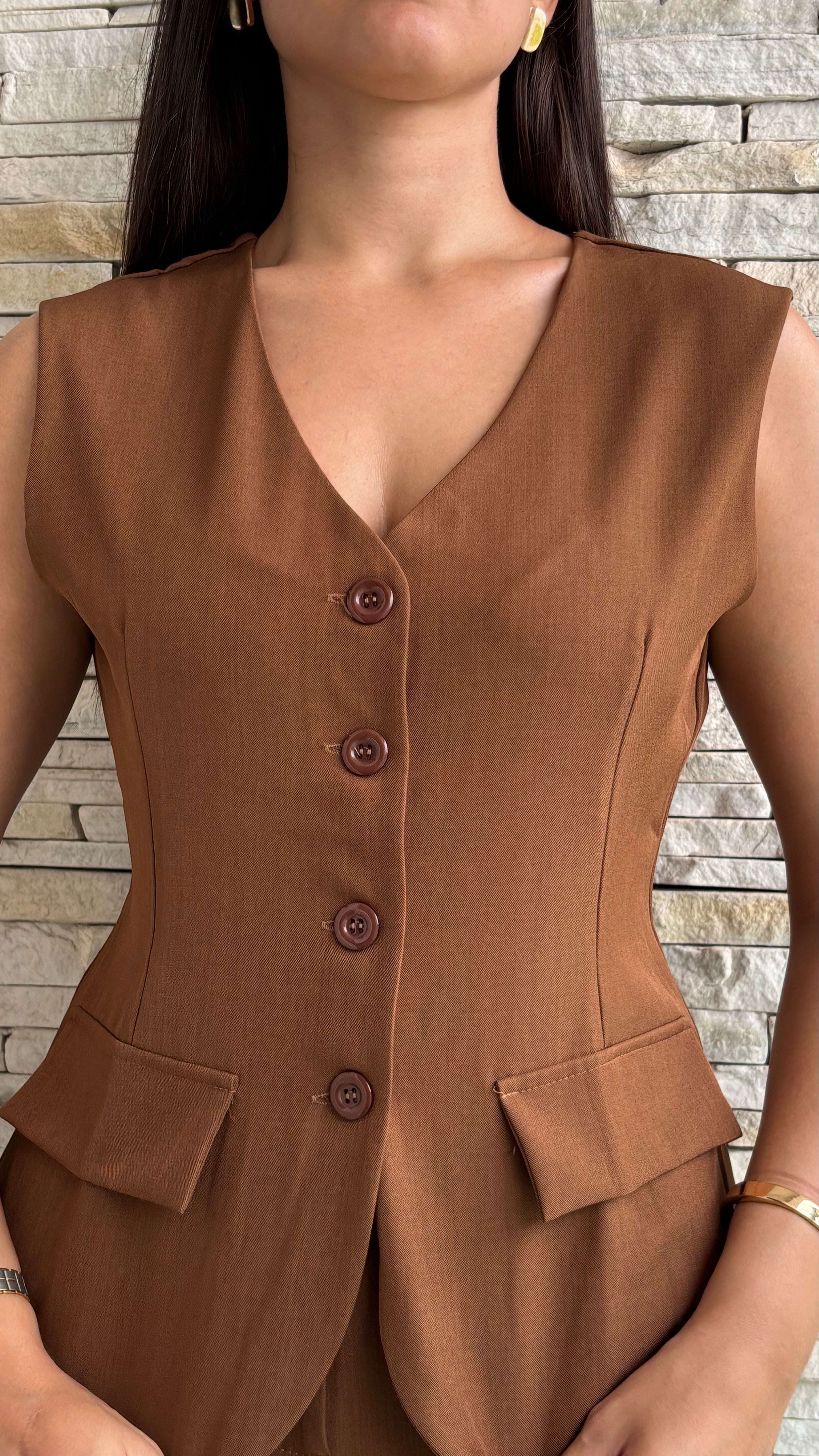 Conjunto Duda detalhe do tecido - Conjunto Feminino Vevyni