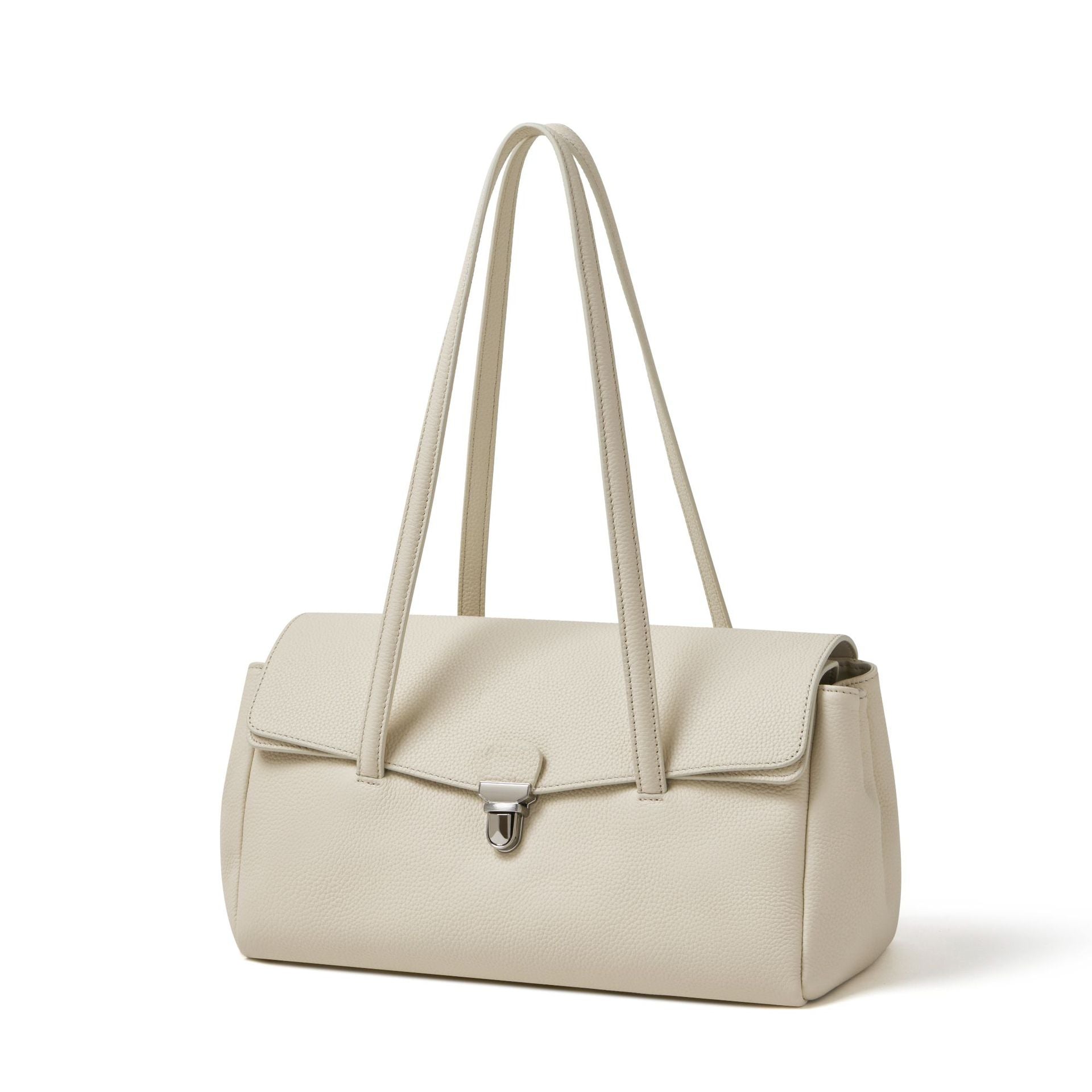 Bolsa Valentina em Couro Texturizado - detalhe frontal