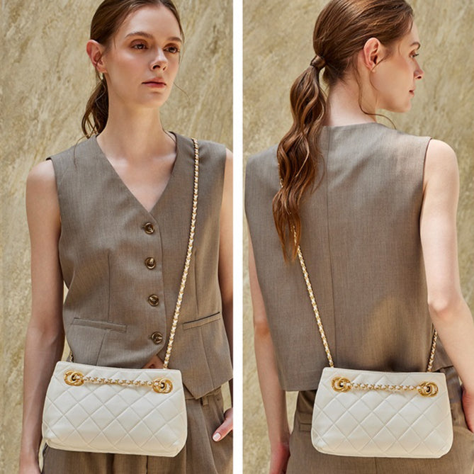 Bolsa Mini Tote Matelassê em Couro - imagem 25