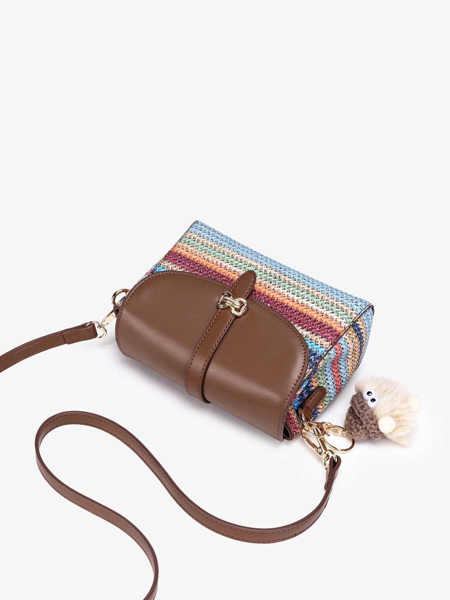 Bolsa Rainbow Trançada com Charme - imagem 9