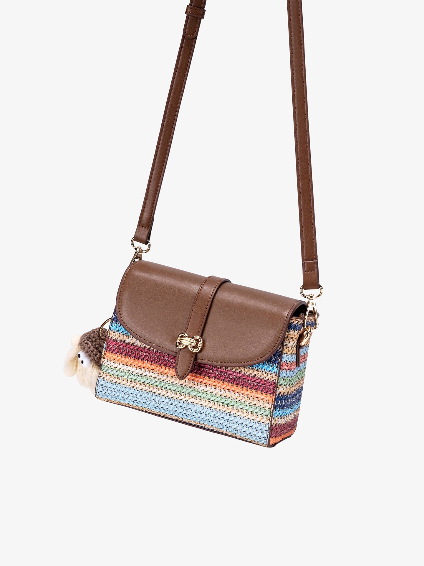 Bolsa Rainbow Trançada com Charme - imagem 6