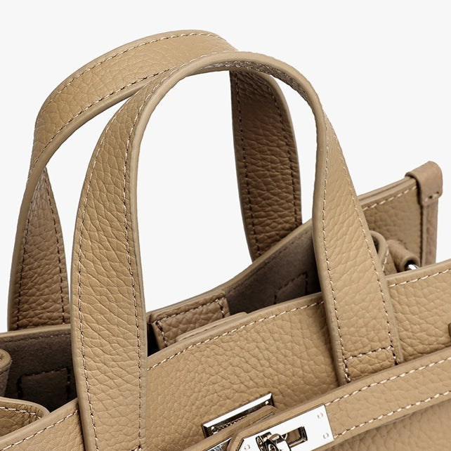 Bolsa Kelly Minimalista em Couro Texturizado - imagem 69
