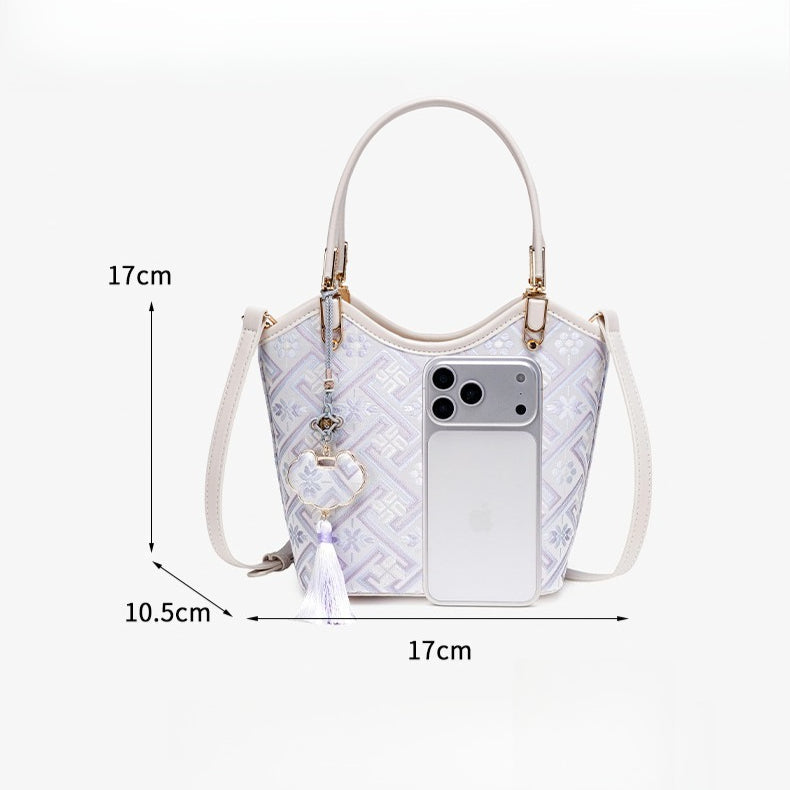 Bolsa Bucket Brocado Opulência - imagem 16
