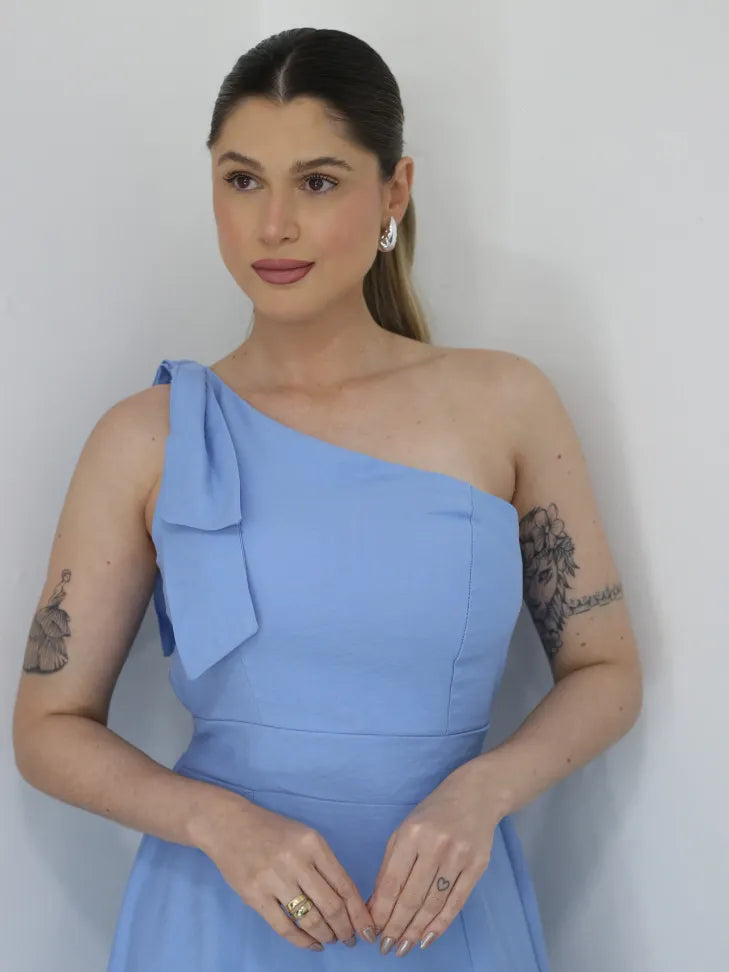 Vestido Milena detalhe do tecido - Vestido Feminino Vevyni